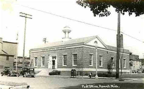 Howell Post Office, Corner of Walnut & Sibley Streets - 1940