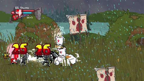 Castle Crashers Insane Mode Solo Tall Grass Field To Pipistrellos