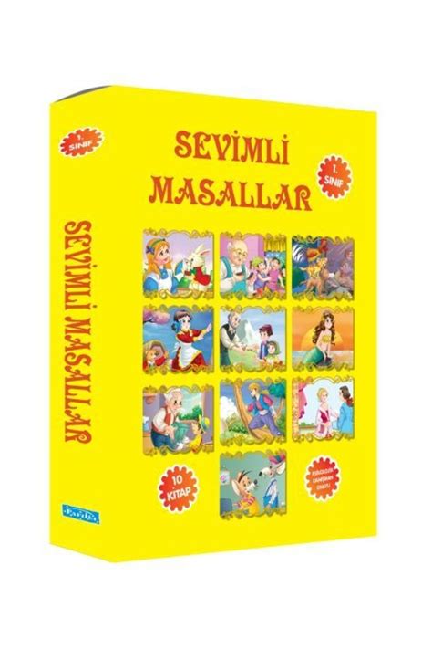 Parıltı Yayıncılık 1 Sınıf Sevimli Masallar Serisi 10 Kitap Set