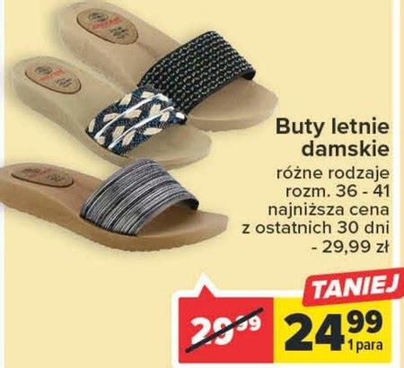 Buty Damskie 16 TANIEJ Promocja Carrefour Ding Pl