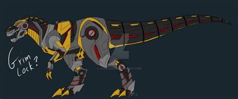 Tfp Grimlock Flat Ref By Janicanis On Deviantart Transformers Art