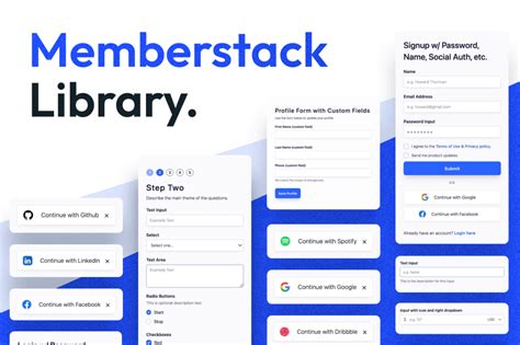 Webflow Showcased Memberstack Library