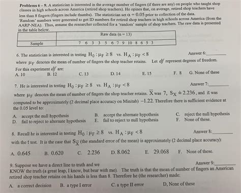 Solved Problems A Statistician Is Interested In The Chegg