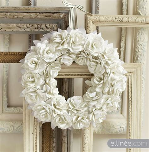 Tissue Paper Flower Wreath Tutorial Best Flower Site