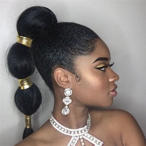 60 Stunning Ponytail Hairstyles For Black Women New Natural Hairstyles