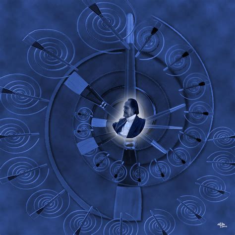 Portrait In Blue Digital Art By Warren Furman Fine Art America