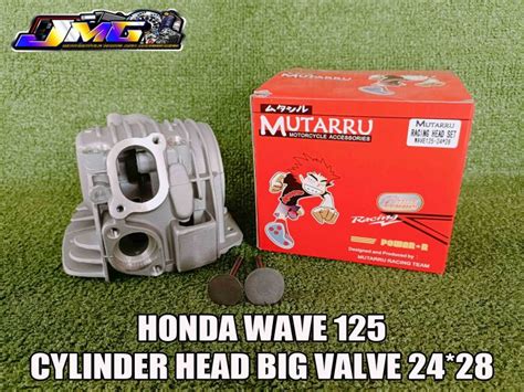 Mutarru Honda Wave Cylinder Head Big Valve Mm Mm Lazada Ph