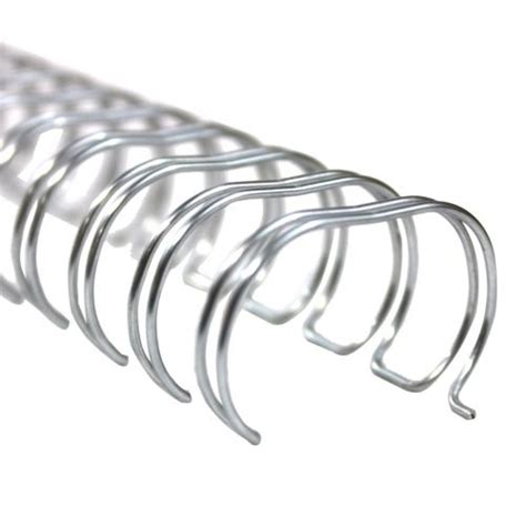 Double Loop Wire Binding Supplies Silver