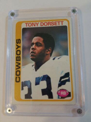 Original 1978 Topps 315 Tony Dorsett Rookie Card EBay