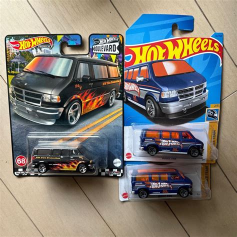Yahoo オークション Hot Wheels ホットウィール DOOGE VAN ダッジバ