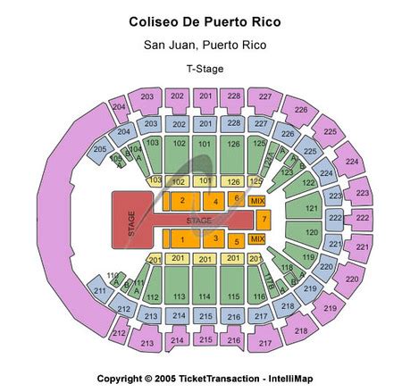 Coliseo De Puerto Rico Diagrama Asientos