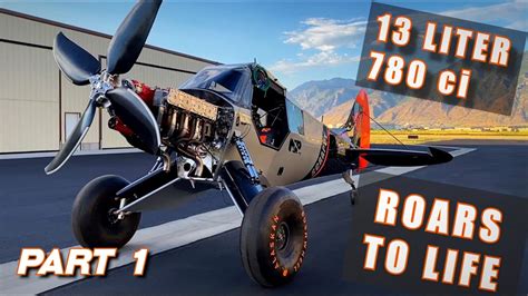 Monster Race Engine Roars To Life In Tiny Bush Plane Scrappy Mike