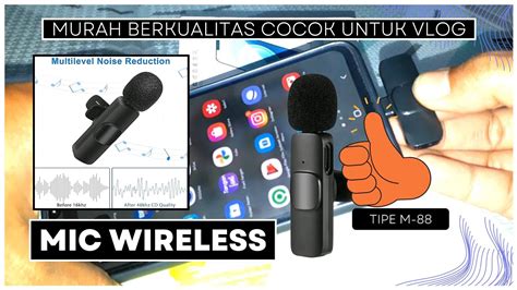 Cara Menggunakan Wireless Lavalier Microphone Youtube