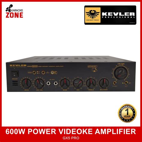 Kevler Professional GX5 PRO 600W X 2 High Power Videoke Amplifier GX 5