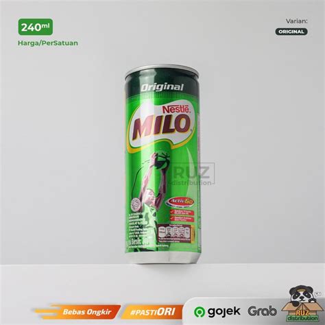 Jual Milo Kaleng Original Siap Minum Milo Activ Go Kaleng Original Di