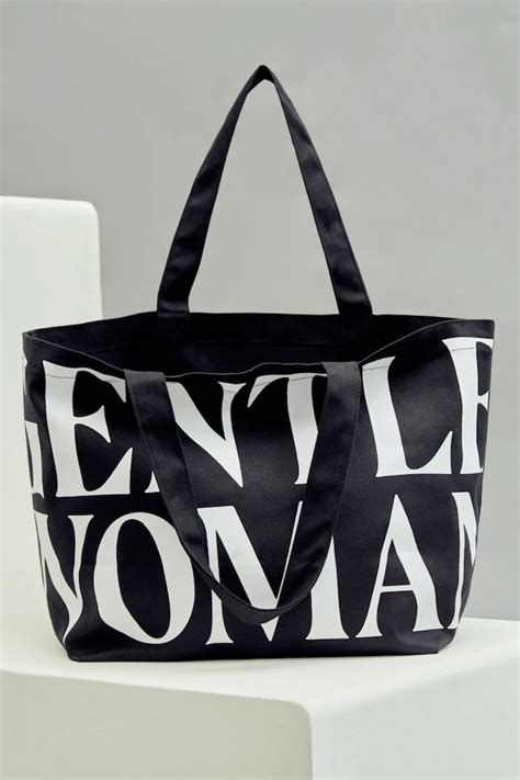 Gentlewoman Canvas Tote Bag Black On Carousell