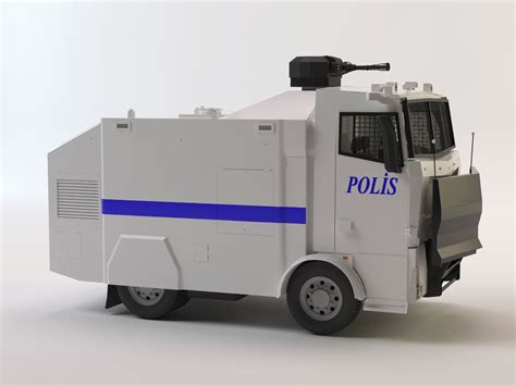 Toma Turkish Police Vehicle For Riot Control 3d Model Cgtrader