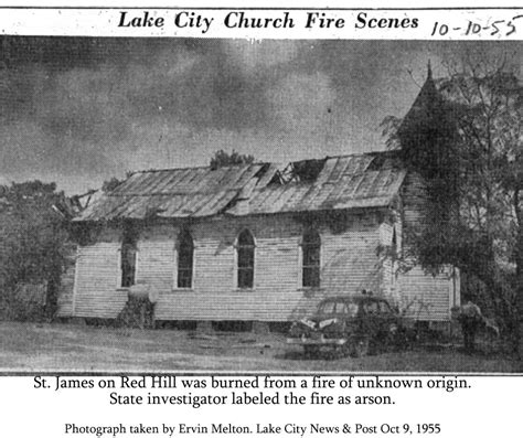 History of Greater St. James AME Lake City, SC