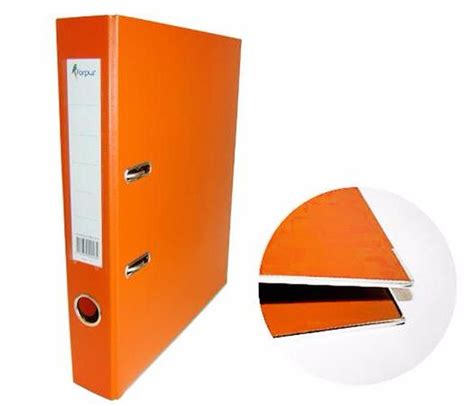 Ordner Economy A4 50mm PP Metalen Randbeschermers Oranje