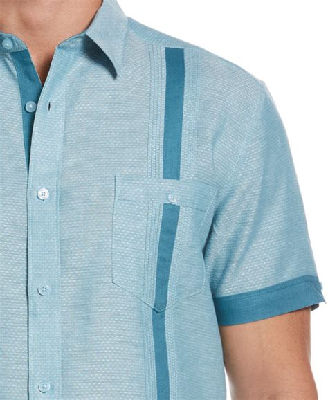 Fashion Double Pocket Guayabera Shirt Cubavera