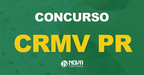 Concurso CRMV PR Edital publicado Salário de até R 9 mil