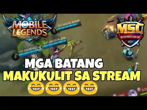 Mobile Legends MSC EPIC FAIL BATANG MAKULIT SA STREAM YouTube