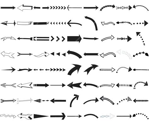 Premium Vector Arrows Big Black Set Icons Arrow Icon Arrow Vector