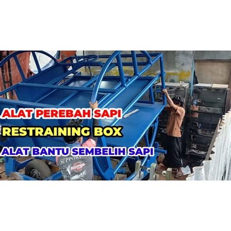 Jual ALAT PEREBAH SAPI QURBAN RESTRAINING BOX PEROBOH SAPI Shopee