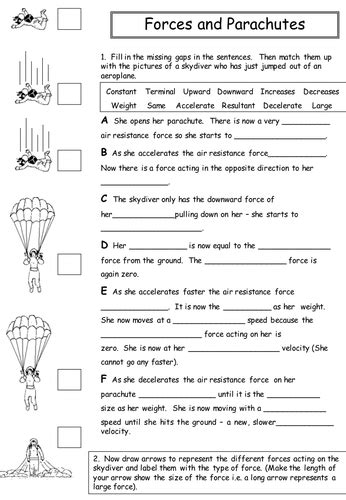 Forces Worksheet Ks3 Pdf Kidsworksheetfun