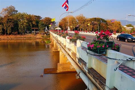 Premium Photo | A panoramic view of the river in chiang mai thailand