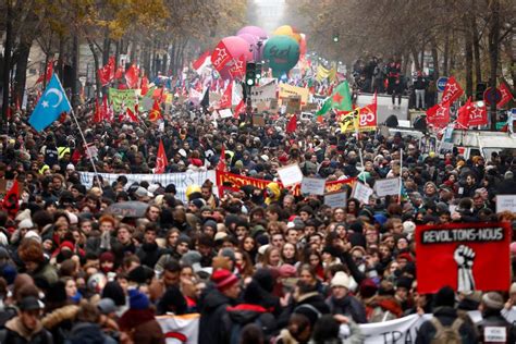 Huelga General en Francia un millón y medio de personas se movilizaron