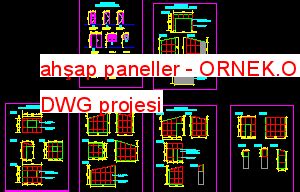 Proje Sitesi Ah Ap Paneller Autocad Projesi