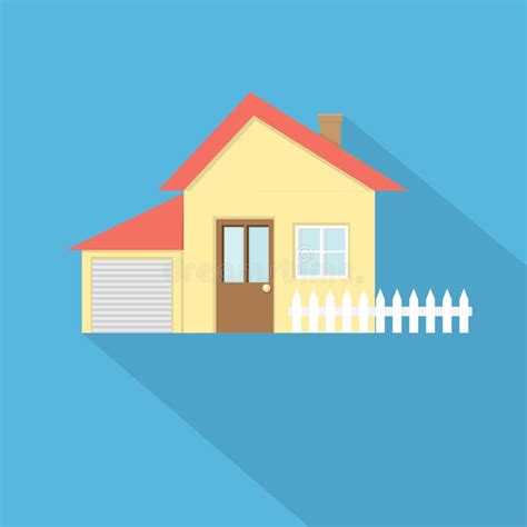 Flat Style House Icon Stock Vector Illustration Of Design 55810263