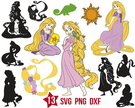 Princess Rapunzel Svg Rapunzel Svg Rapunzel Png Rapunzel Dxf Disney