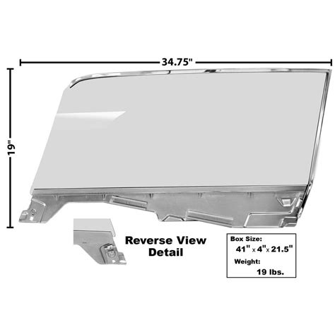 1965 66 Ford Mustang Door Window Glass Asmbly Pass Side Coupe