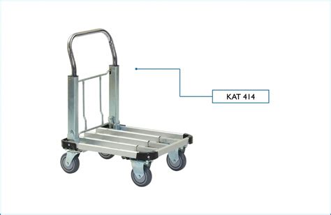 Aluminium Expandable Trolley KOMADA Foldable Trolley Material