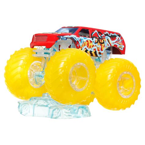 Hot Wheels Monster Trucks Carro Surpresa Energia De Demoli O Em Escala Para Crian As A