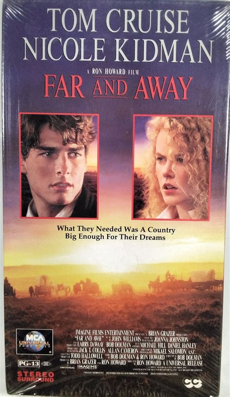 Factory Sealed 1992 Far And Away Vhs Tom Cruise Nicole Kidman Universal