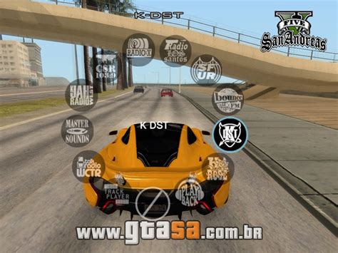 Mods Gta San Andreas Gta Radio Wheel Hud Mod