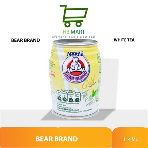 Jual Bear Brand Gold Susu Teh Putih Ml Bear Gold Teh Putih Ml