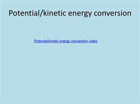 Ppt 2 Forms Of Energy Kinetic And Potential Powerpoint Presentation