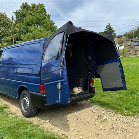 Kiravans Barn Door Campervan Awning For Vw T4 With Spoiler