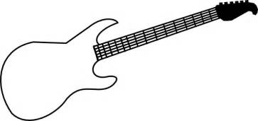 Electric Guitar Outline - ClipArt Best