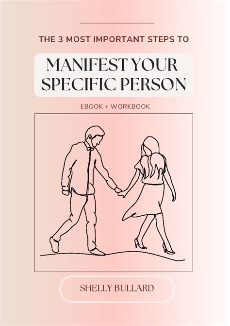 Steps To Manifest A Specific Person E Book Shelly Bullard