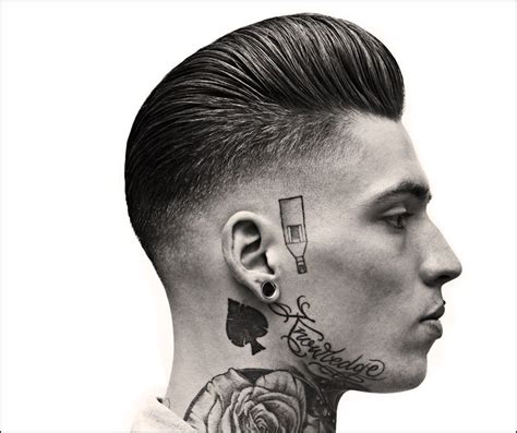 Greaser Hairstyles For Men Greaser Hair Pompadour Fade Haircut