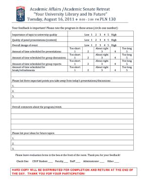 Fillable Online Fullerton Evaluation Form Library Topic Fullerton