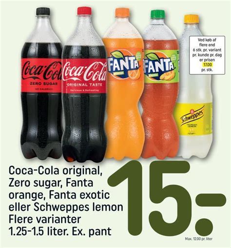 Coca Cola Original Zero Sugar Fanta Orange Fanta Exotic Eller