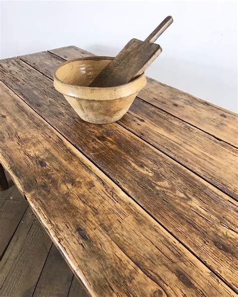 French 19th Century Country Farmhouse Prep Table — Vintage Boathouse