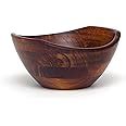 Amazon Lipper International Cherry Finished Wavy Rim Serving Bowl