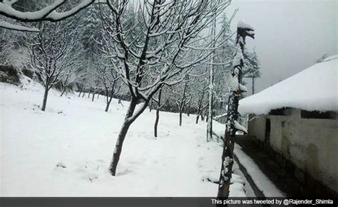 Shimla Welcomes Early Snowfall